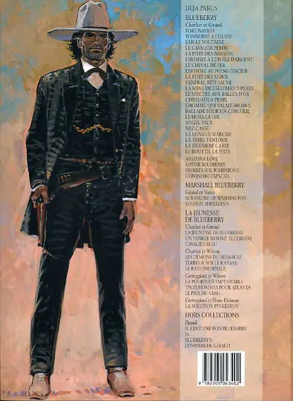 Verso de l'album Blueberry Tome 12 Le spectre aux balles d'or