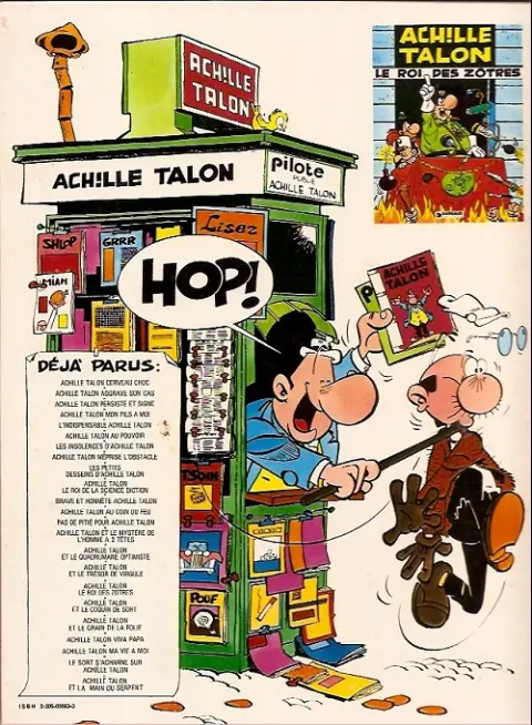 Verso de l'album Achille Talon Tome 11 Brave et honnête achille talon