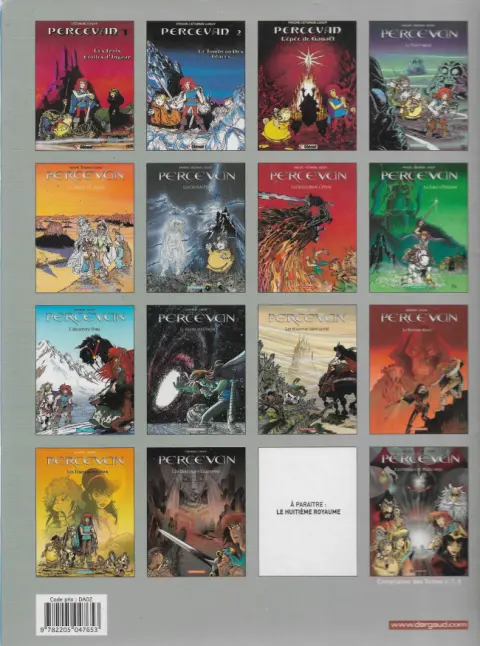 Verso de l'album Percevan Tome 11 Les Sceaux de l'Apocalypse