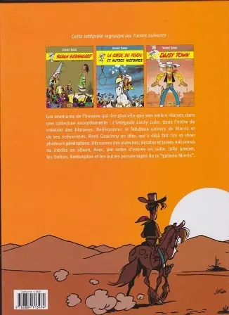 Verso de l'album Lucky Luke L'Intégrale Volume 17