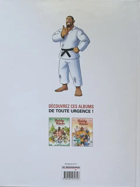 Verso de l'album Les aventures de Teddy Riner Tome 1 La colère du dragon