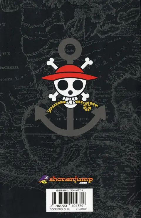 Verso de l'album One Piece Tome 21 Utopia