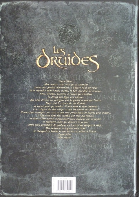 Verso de l'album Les Druides Tome 8 Les Secrets d'Orient