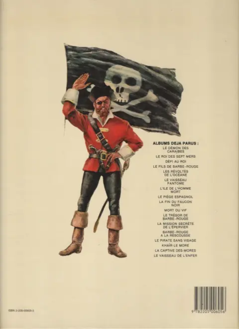 Verso de l'album Barbe-Rouge Tome 13 Barbe-Rouge à la rescousse