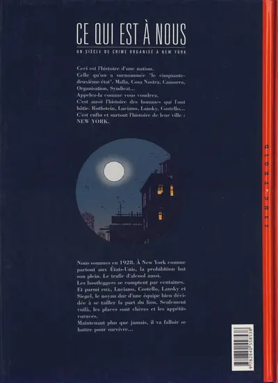 Verso de l'album Ce qui est à nous Tome 6 The big seven