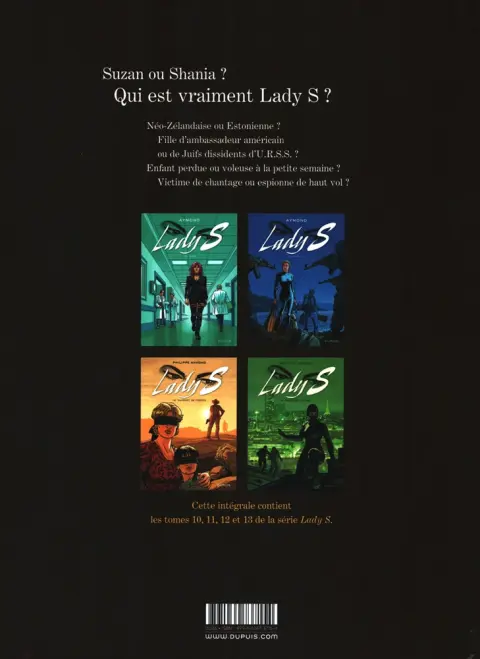 Verso de l'album Lady S. Intégrale 3