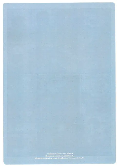 Verso de l'album Couleur d'asperge