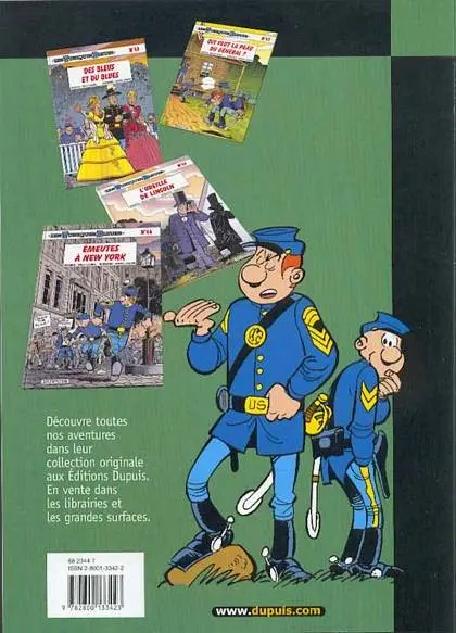 Verso de l'album Les Tuniques Bleues Tome 24 Baby Blue