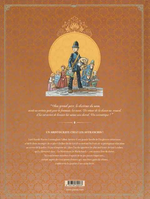 Verso de l'album Lord Harold, douzième du nom Tome 1 Blackchurch