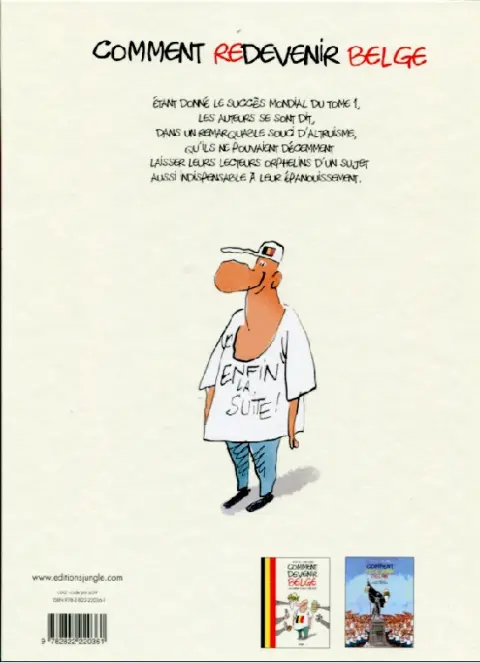 Verso de l'album Comment devenir Belge 2 Comment redevenir Belge ou le rerester si vous l'êtes déjà