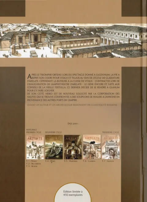 Verso de l'album Arelate Tome 7 Glanum