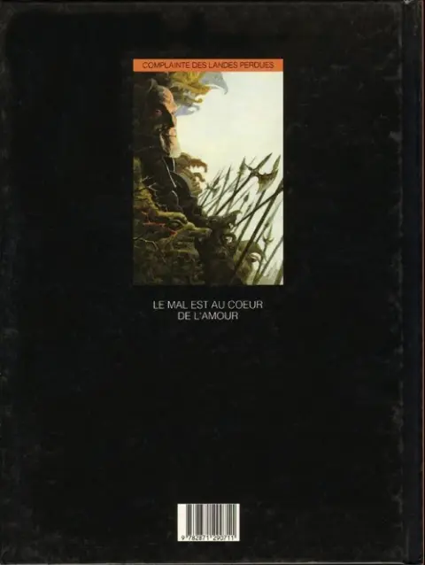 Verso de l'album Complainte des Landes perdues Sioban Tome 1 Sioban