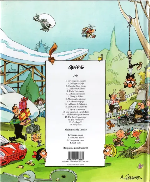 Verso de l'album Mademoiselle Louise Tome 3 Une gamine en or