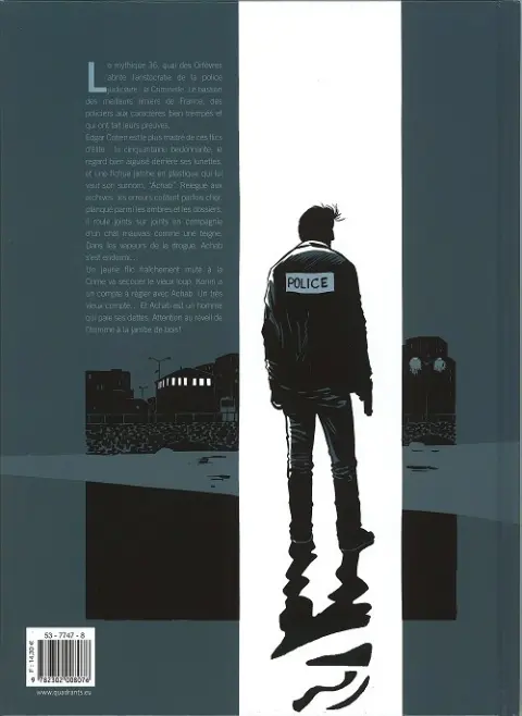 Verso de l'album Commandant Achab Tome 1 Né pour mourir