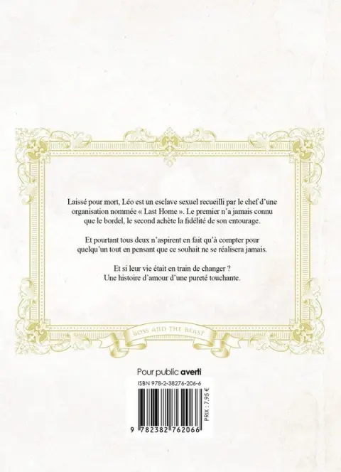 Verso de l'album Boss and the Beast