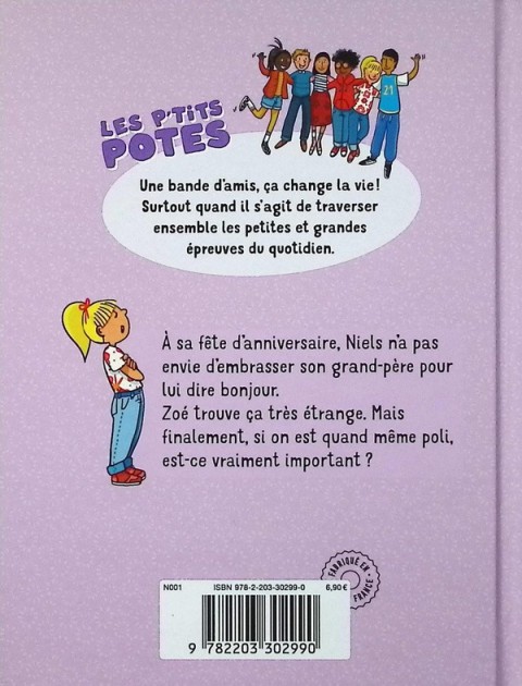 Verso de l'album Les p'tits Potes Les Bisous, C'est Obligé ?