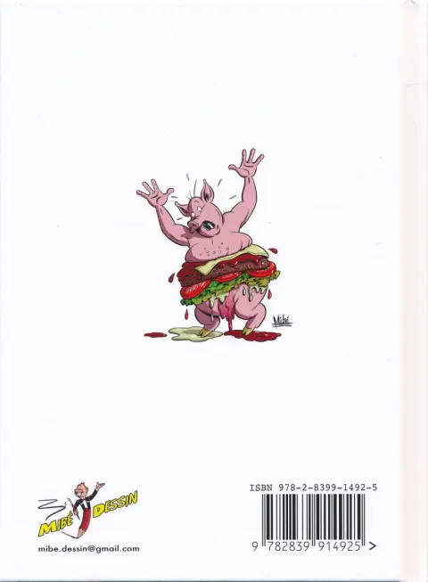 Verso de l'album Les cochonnades de Jean Bono Tome 1 Et si on ne m'aimait que pour mon corps ?