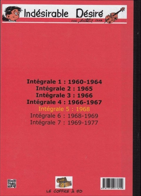 Verso de l'album L'indésirable Désiré Intégrale 5 1968