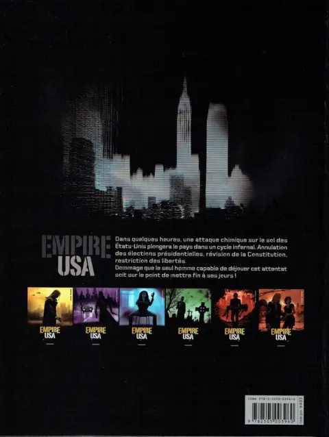 Verso de l'album Empire USA Tome 1