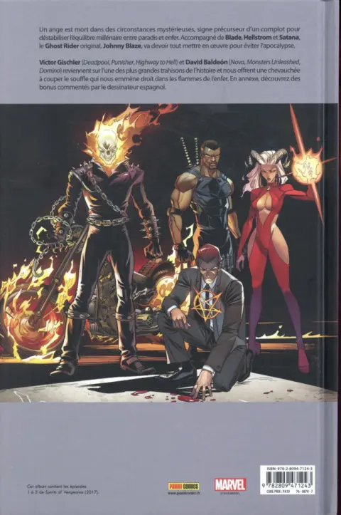 Verso de l'album Les Esprits de la vengeance 1