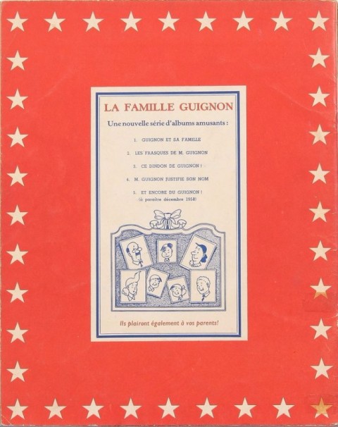 Verso de l'album La Famille Guignon Tome 4 M. Guignon justifie son nom