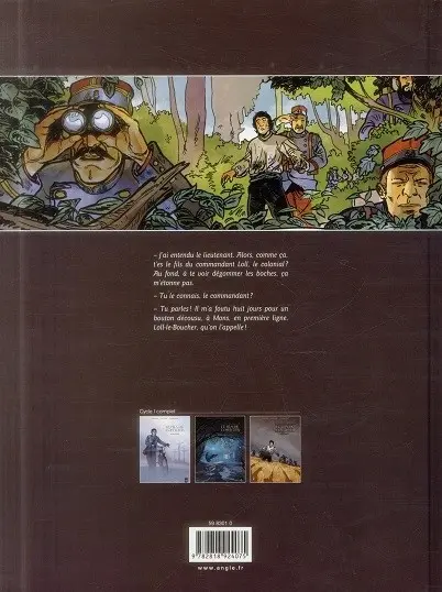 Verso de l'album Le Fils de l'officier Tome 3 La tête en feu