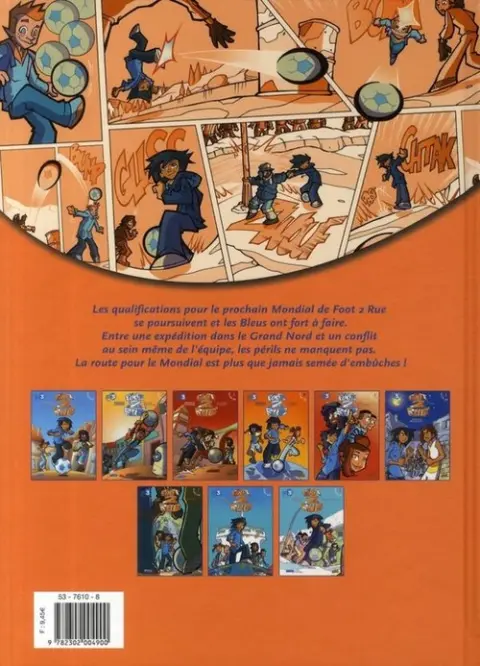 Verso de l'album Foot 2 rue Tome 9 Les ours blancs