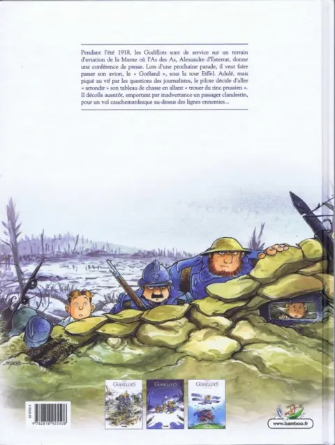 Verso de l'album Les Godillots Tome 3 Le Vol du Goéland