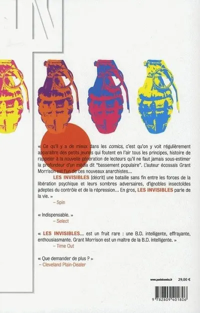 Verso de l'album Les Invisibles Tome 1 Say you want a revolution