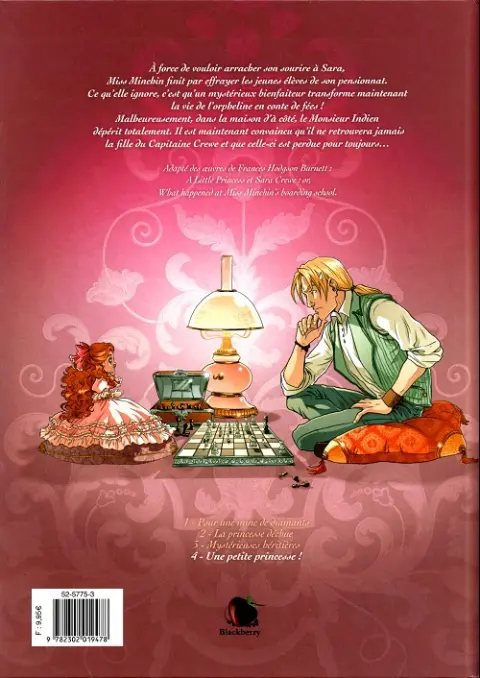 Verso de l'album Princesse Sara Tome 4 Une petite princesse !