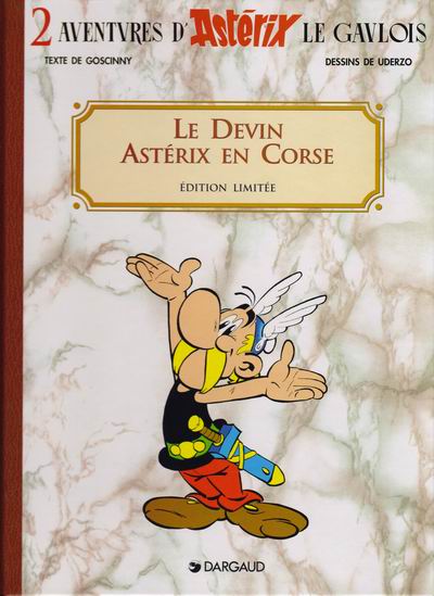Couverture de l'album Astérix Édition limitée Volume 10 Le Devin - Astérix en Corse