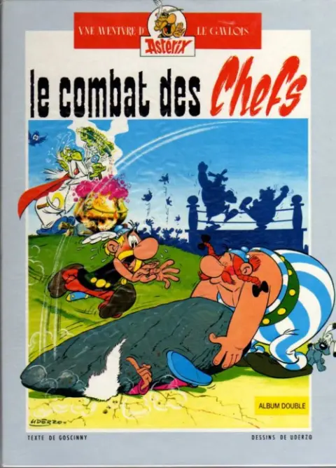 Couverture de l'album Astérix Tomes 7 et 8 Le combat des chefs / Astérix chez les bretons