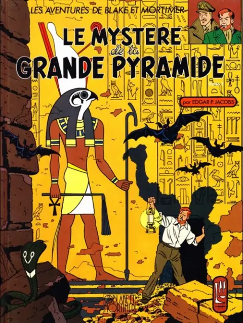 Couverture de l'album Blake et Mortimer Tome 4 Le Mystère de la Grande Pyramide - Tome 1