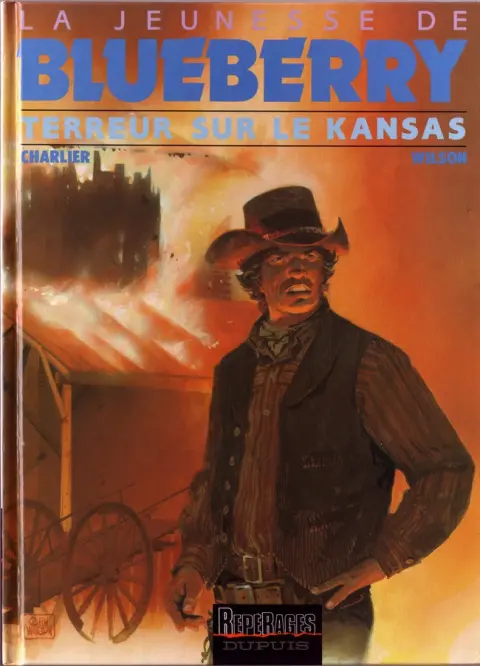 Couverture de l'album La Jeunesse de Blueberry Tome 5 Terreur sur le Kansas