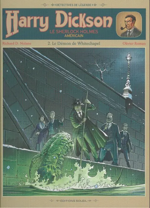 Couverture de l'album Harry Dickson Tome 2 Le démon de Whitechapel