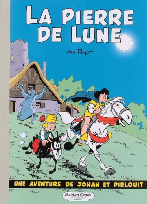 Couverture de l'album Johan et Pirlouit Tome 4 La pierre de lune