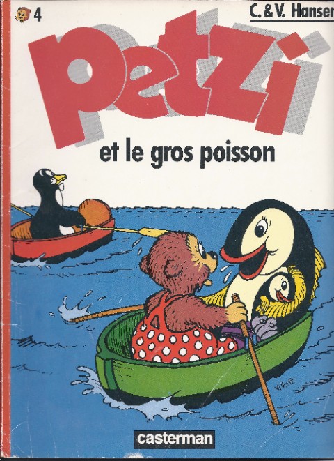 Couverture de l'album Petzi Tome 4 Petzi et le gros poisson