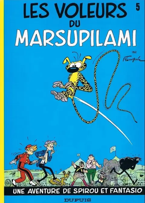 Couverture de l'album Spirou et Fantasio Tome 5 Les voleurs du Marsupilami