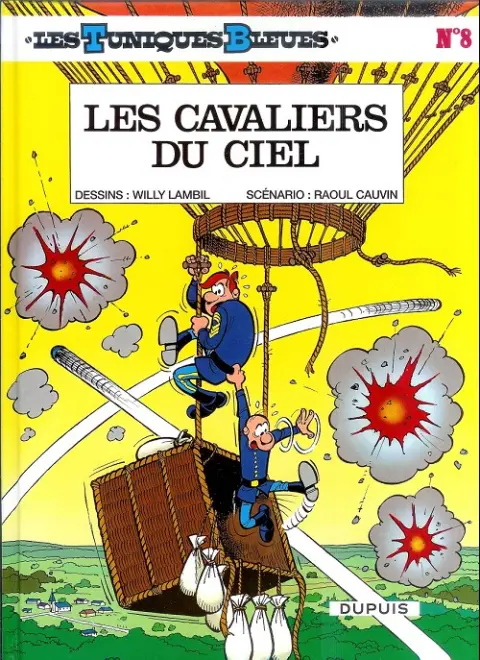 Couverture de l'album Les Tuniques Bleues Tome 8 Les cavaliers du ciel