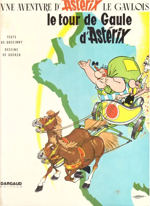 Couverture de l'album Astérix Tome 5 Le tour de Gaule d'Astérix