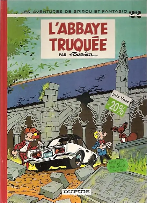 Couverture de l'album Spirou et Fantasio Tome 22 L'abbaye truquée