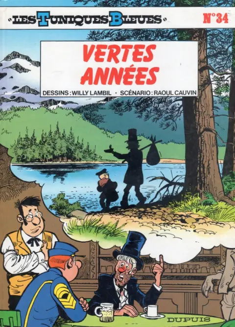 Couverture de l'album Les Tuniques Bleues Tome 34 Vertes années