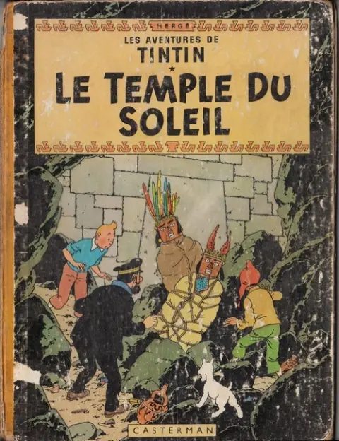 Couverture de l'album Tintin Tome 14 Le temple du soleil
