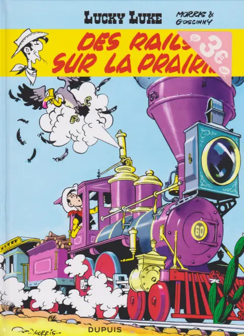 Couverture de l'album Lucky Luke Tome 9 Des rails sur la prairie
