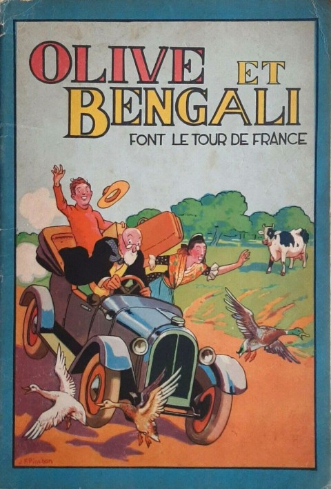 Couverture de l'album Olive et Bengali 2 Olive et Bengali font le tour de France