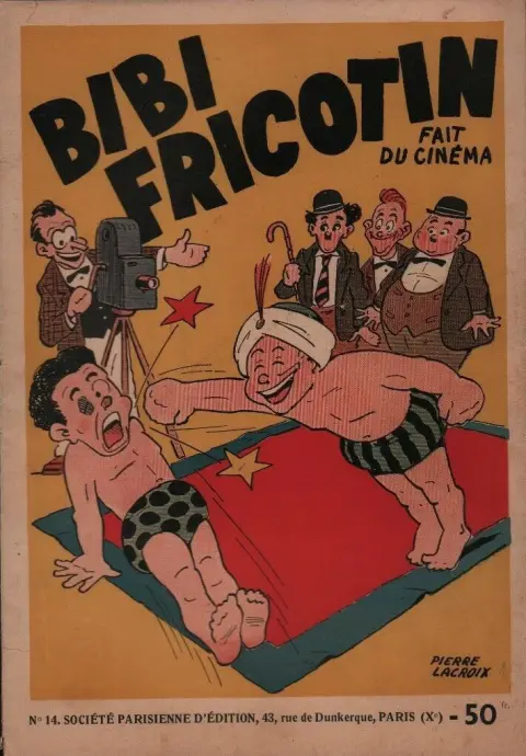 Couverture de l'album Bibi Fricotin 2e Série - Societé Parisienne d'Edition Tome 14 Bibi Fricotin fait du cinéma