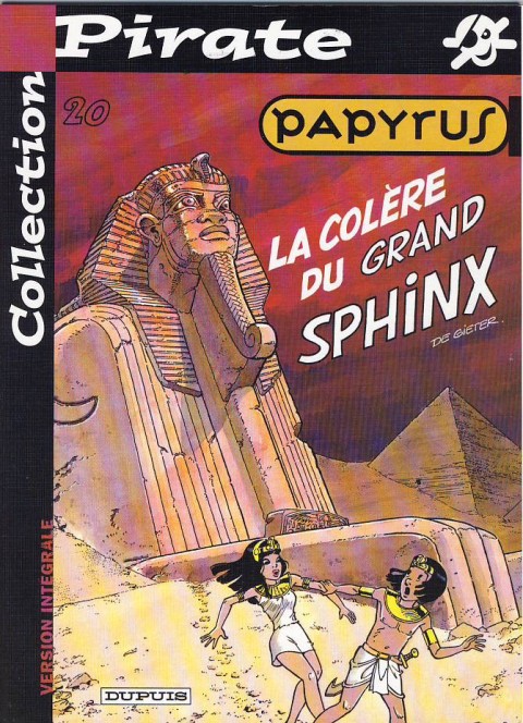 Couverture de l'album Papyrus Tome 20 La Colère du grand sphinx