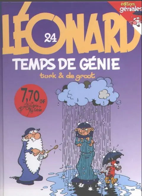 Couverture de l'album Léonard Tome 24 Temps de génie