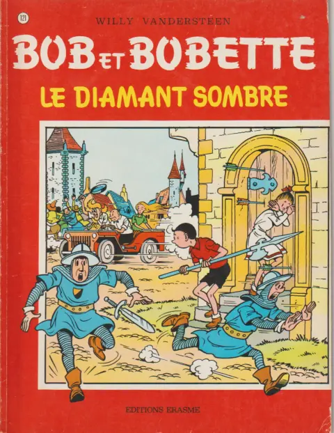 Couverture de l'album Bob et Bobette Tome 121 le diamant sombre