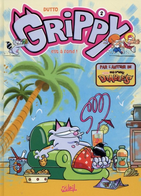 Couverture de l'album Grippy Tome 2 Grippy est à fond !